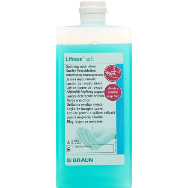 Lifosan soft washing lotion bottle 1000 ml