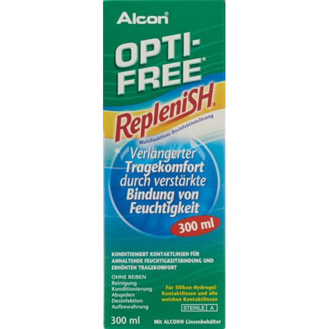 Optifree RepleniSH solution désinfectante Fl 300 ml