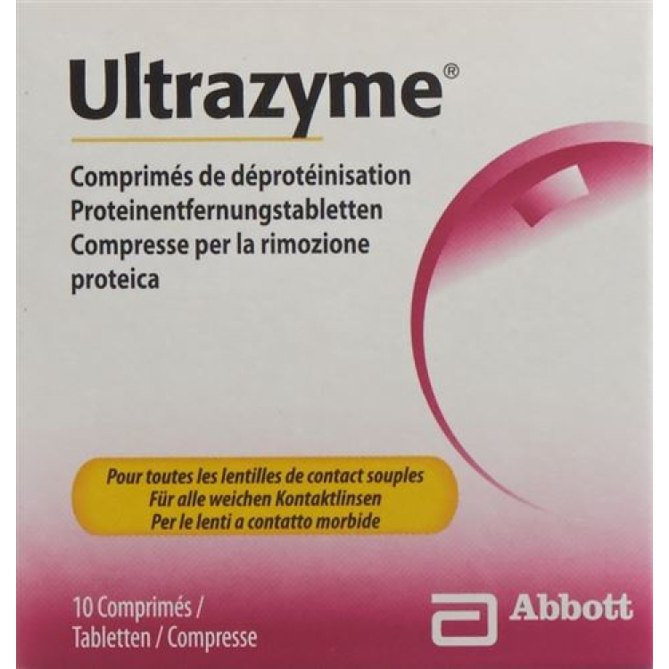 ULTRAZYME 단백질 제거 정제 블리스트 10개