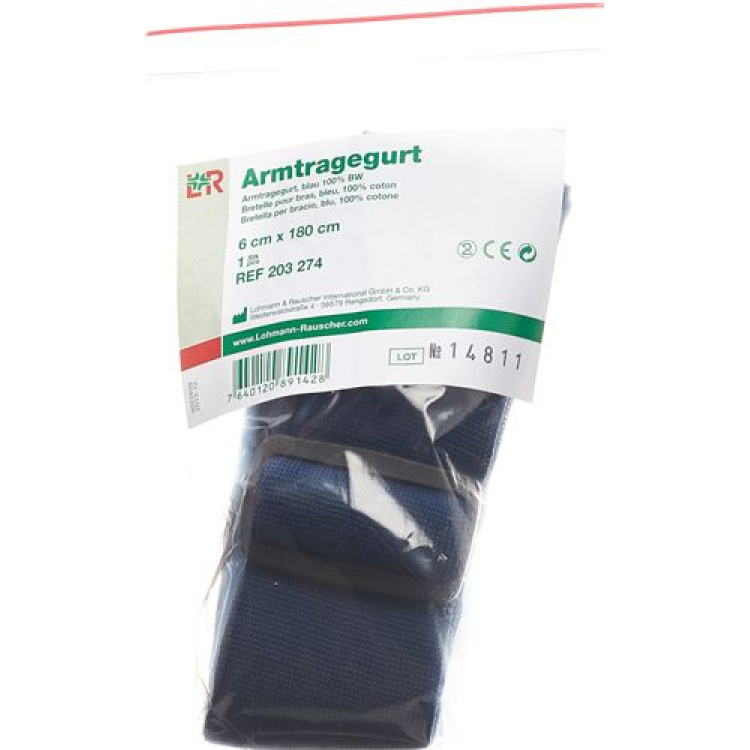 Tobler Armtragegurt 6cmx180cm biru