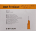 STERICAN Needle 30G 0.30x12mm Yellow Luer 100 pcs