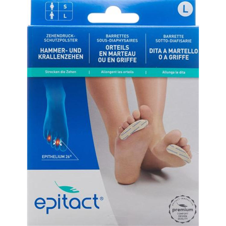 Epitact hammer toes cushion H Men 1 pair