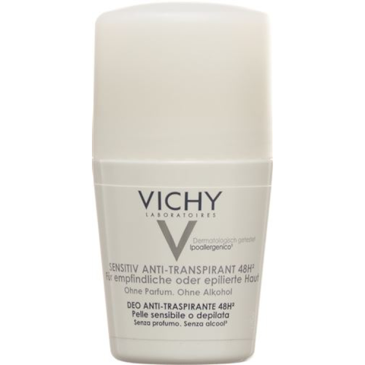 Vichy Deo Sensitive Skin Рол-он против изпотяване 50 мл