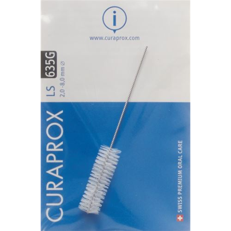 Curaprox LS 635 G ფუნჯი საშუალო / დიდი ინტერდენტალური ჯაგრისები 5 ცალი