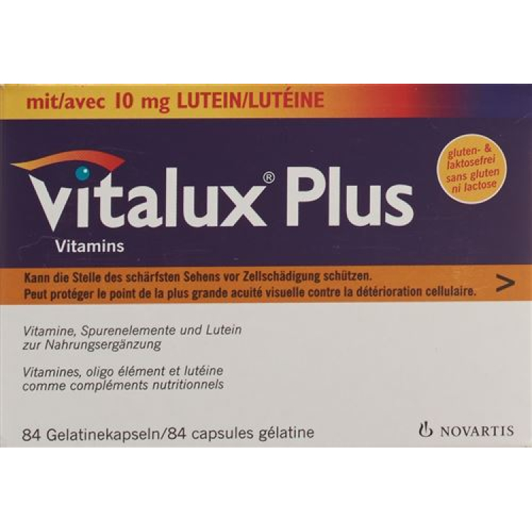 Vitalux Plus Omega + Lutein 84 kapsler