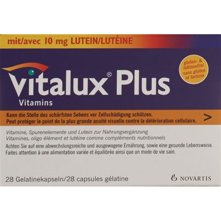 Vitalux Plus Cápsulas Ômega+Luteína 28 unid.