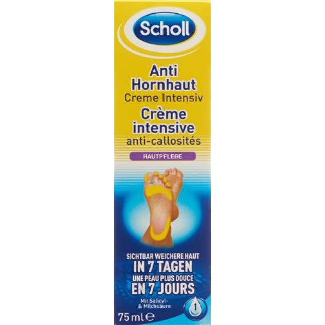 Scholl Crème anti-cornée Intensive Tb 75 ml