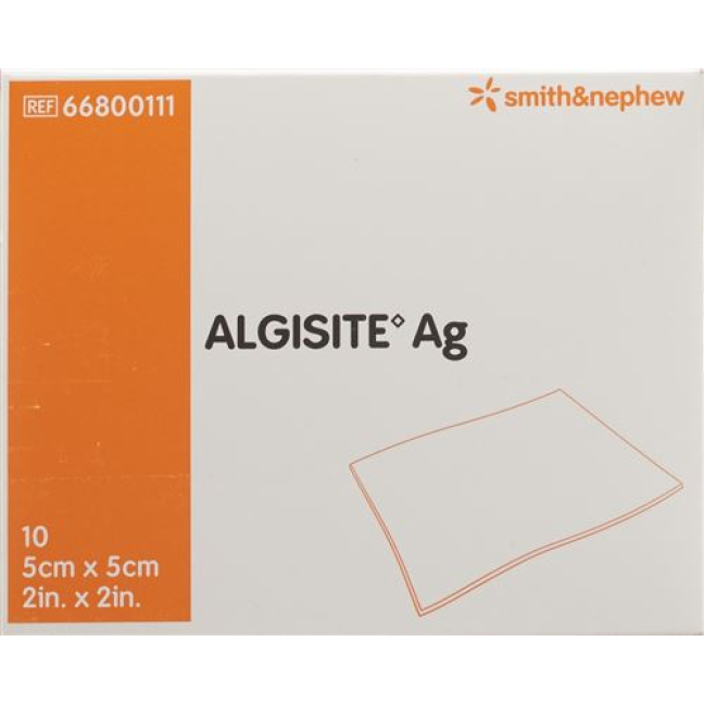კომპრესები Algisite Ag alginate 5x5cm 10 ც