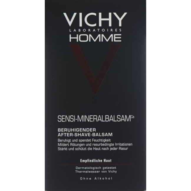 Vichy Homme Sensi-Balsam Ca nyugtatja az érzékeny bőrt 75 ml