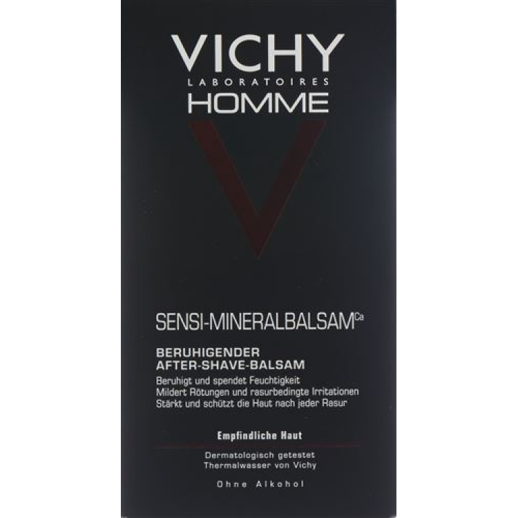 Vichy Homme Sensi-Balsam Ca успокоява чувствителната кожа 75 мл