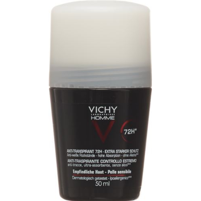 Vichy Homme Homme Deo secara intensif mengatur roll-on 50ml