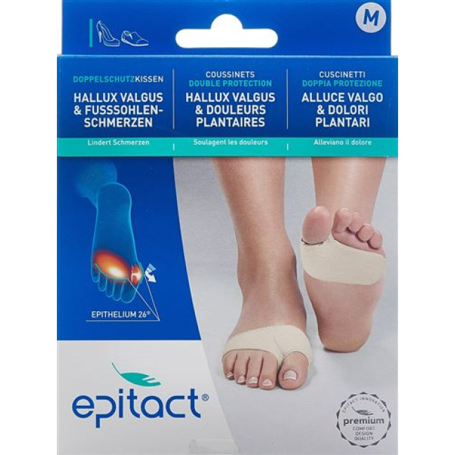 EPITACT foot cushion double protection M 24-27cm 1 pair