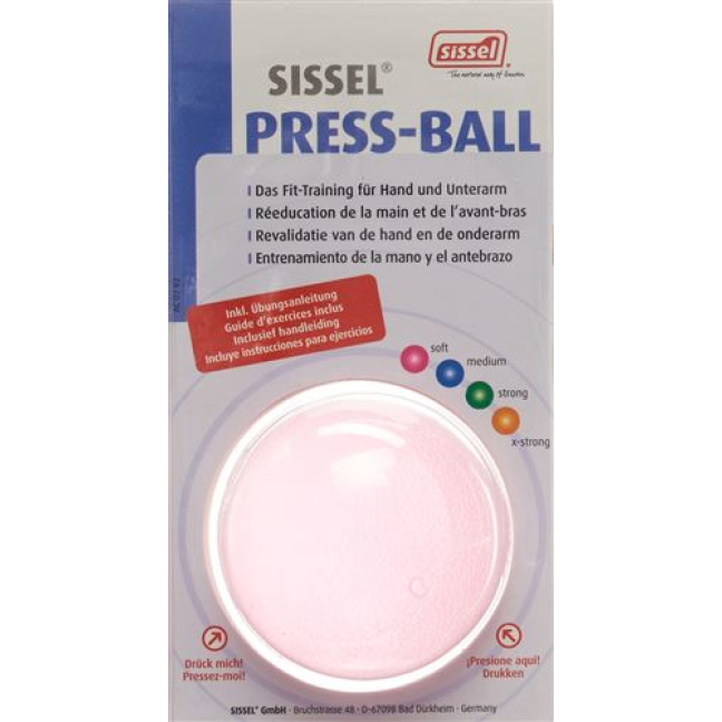 Sissel Press Ball Soft Pink: A Versatile Tool for Fitness Enthusiasts