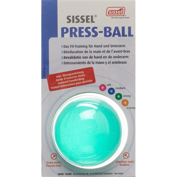 SISSEL Press Ball kirkkaan vihreä