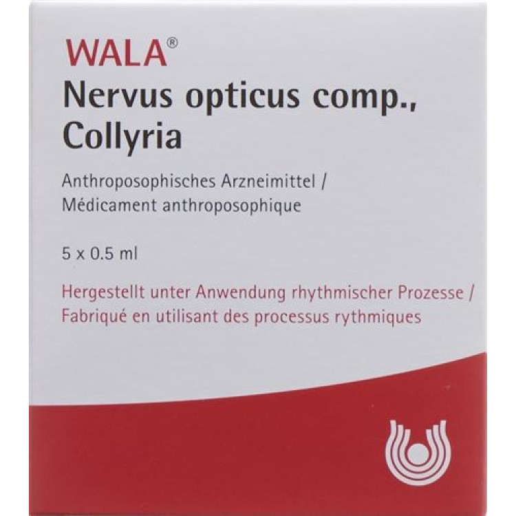 வாலா பார்வை நரம்பு தொகுப்பு. eye drops 5 x 0.5 மிலி