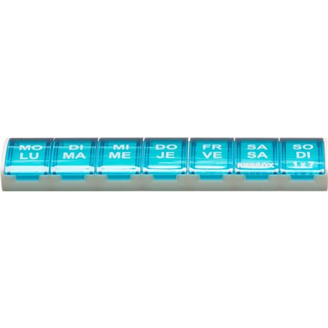 Anabox MediDispenser 1x7 turquoise