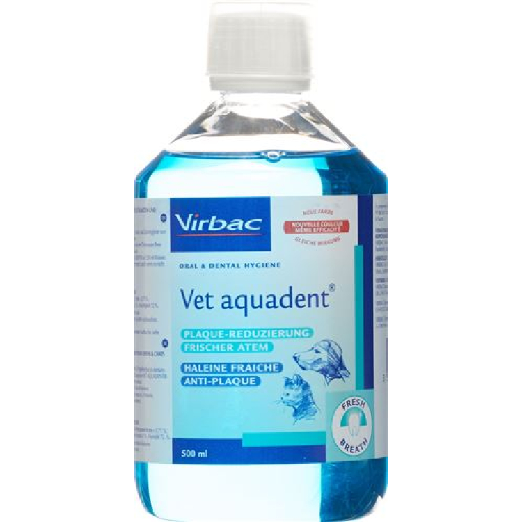 ដំណោះស្រាយ VET AQUADENT សម្រាប់សត្វឆ្កែ/ឆ្មា ដប 250 មីលីលីត្រ