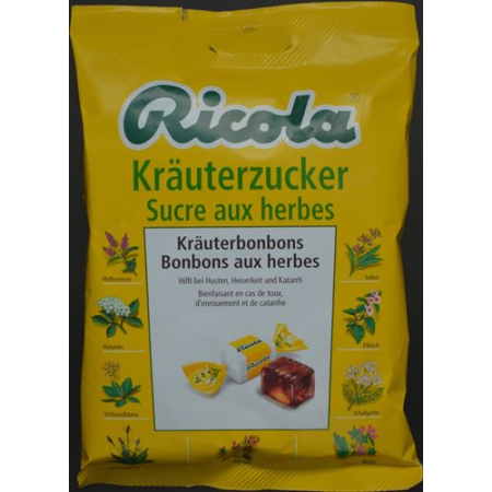Ricola Kräuterzucker Kräuterbonbons vrecúško 83 g