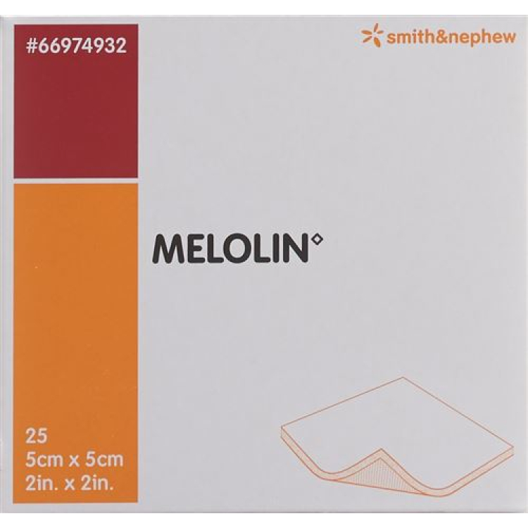 Melolin wound dressings 5x5cm sterile 25 Btl