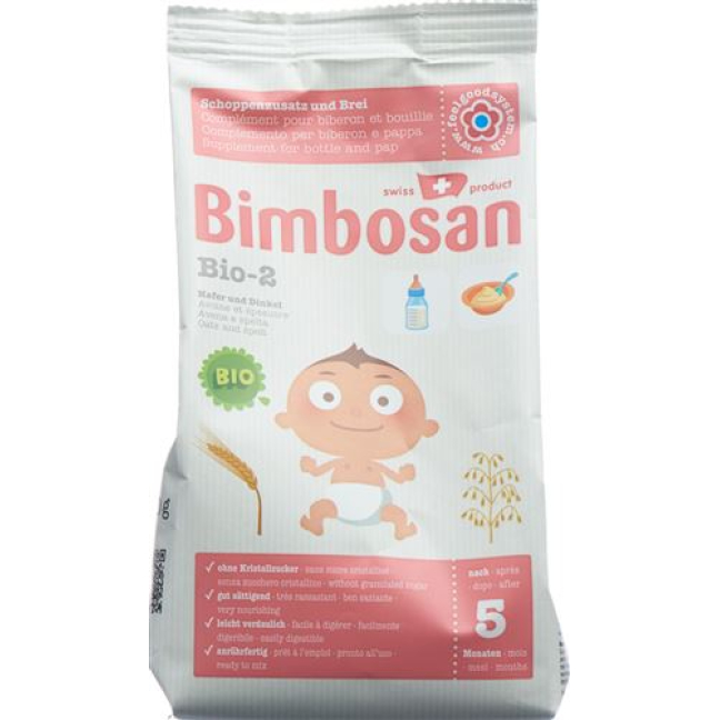 Bimbosan Bio 2 Ovsený a špaldový prášok náhradná náplň 300 g