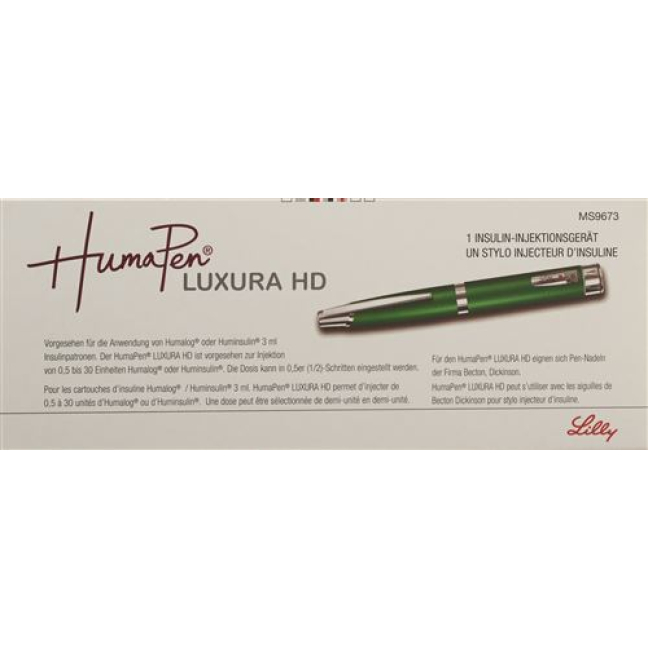 Dispositivo de administración de insulina HumaPen Luxura HD Rainforest Green