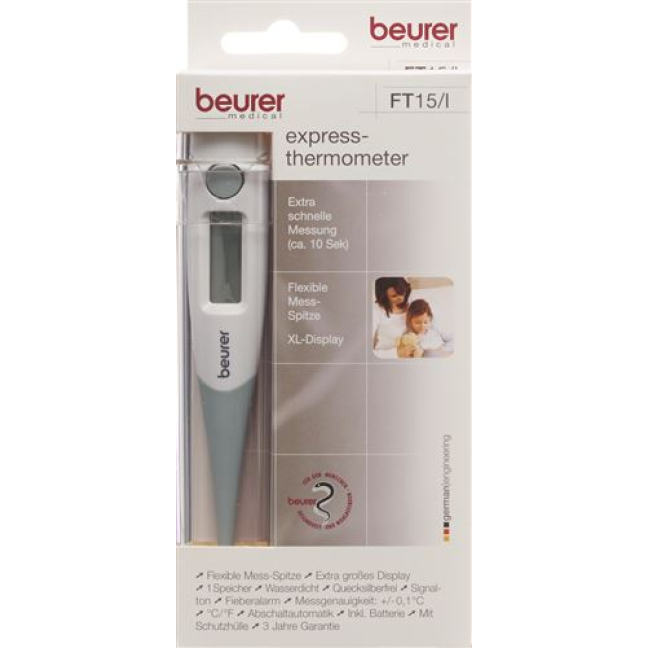 Beurer Digitale Klinische Thermometer Express FT 15/L