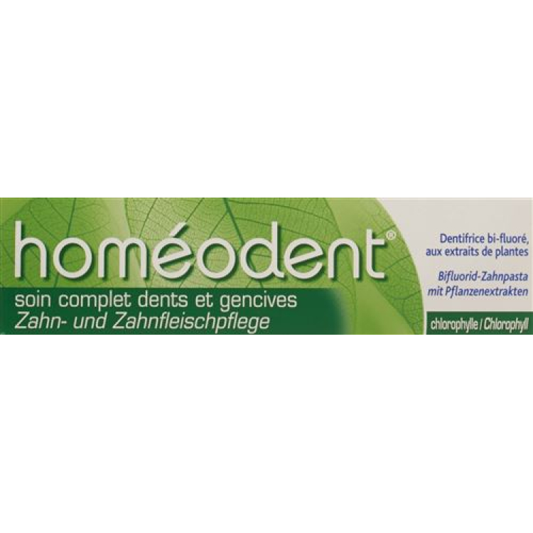 Homeodent soin des gencives dentaires completement chlorophylle 75ml