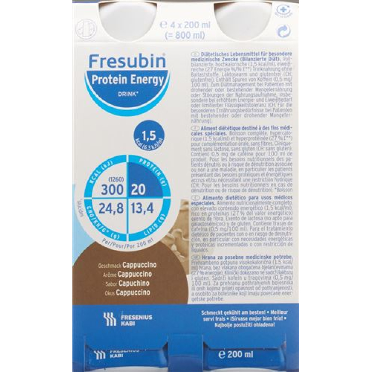 Fresubin Protein Energy DRINK Cappuccino 4 х 200 мл