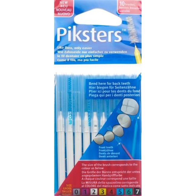 Piksters Interdental Brushes 2 10 pcs