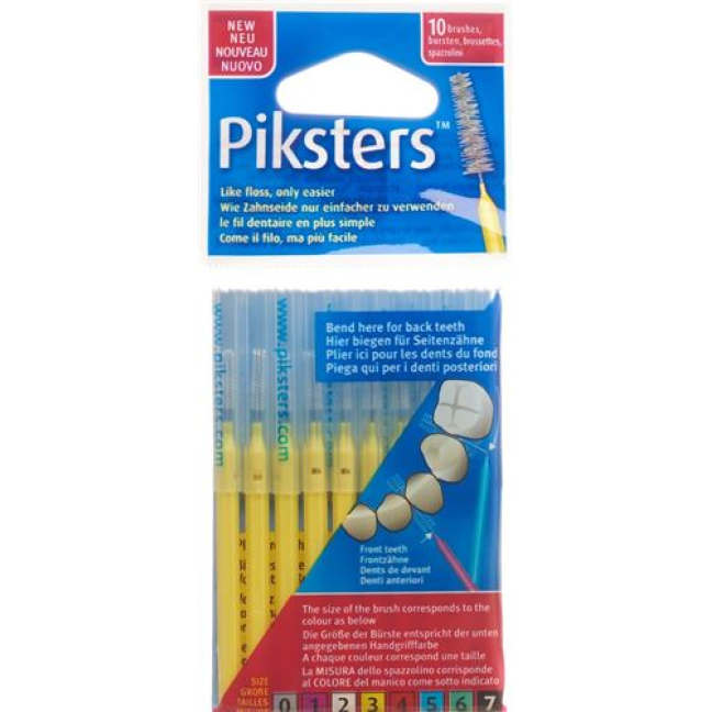 Piksters шүдний завсрын сойз 3 10 ширхэг