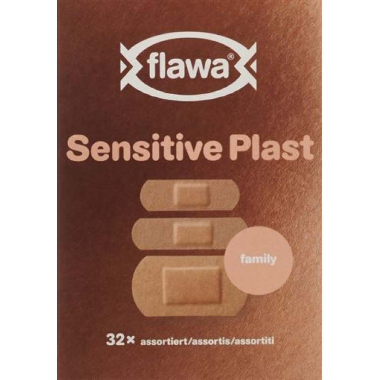 Flawa Sensitive Plast Family 32 kpl