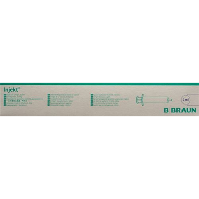 Buy B. Braun Injekt 2ml Syringe Luer Centrically - 100 pcs
