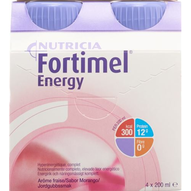 Fortimel Energy strawberry 4 Fl 200 ml