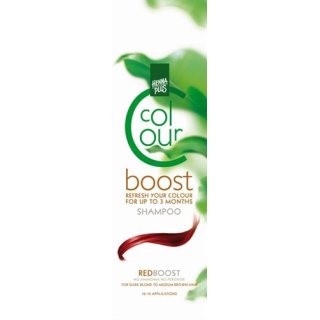 Henna Plus Color Boost Shampoo Vermelho 200ml