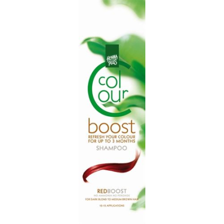 Henna Plus Color Boost šampon rdeča 200 ml
