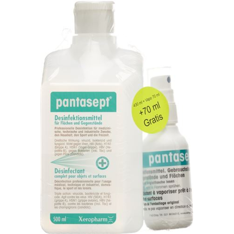 Kit de solvants de désinfection Pantasept 430 + 70 ml