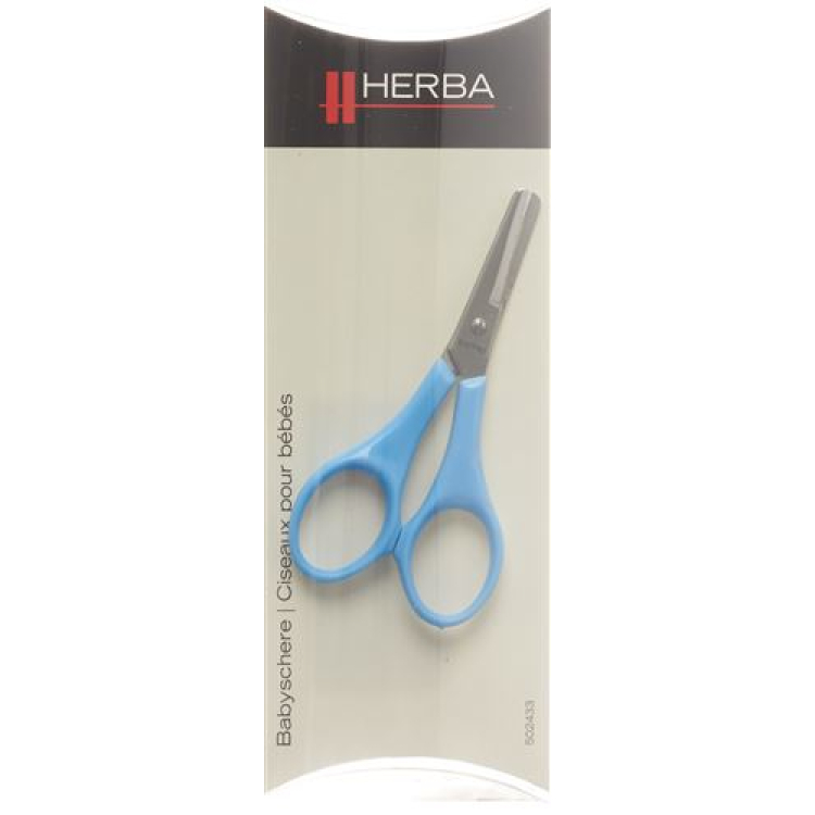 HERBA tesoura bebê azul