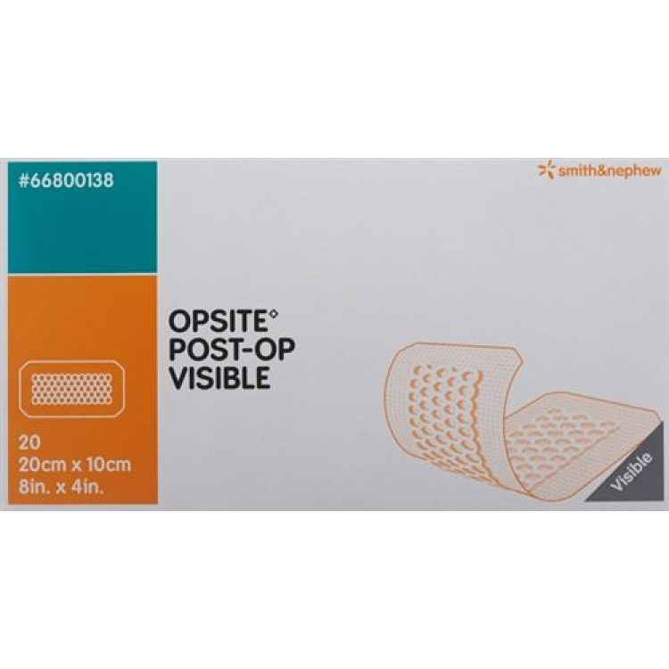 OPSITE POST OP VISIBLE medicazione trasparente 20x10cm 20 pz