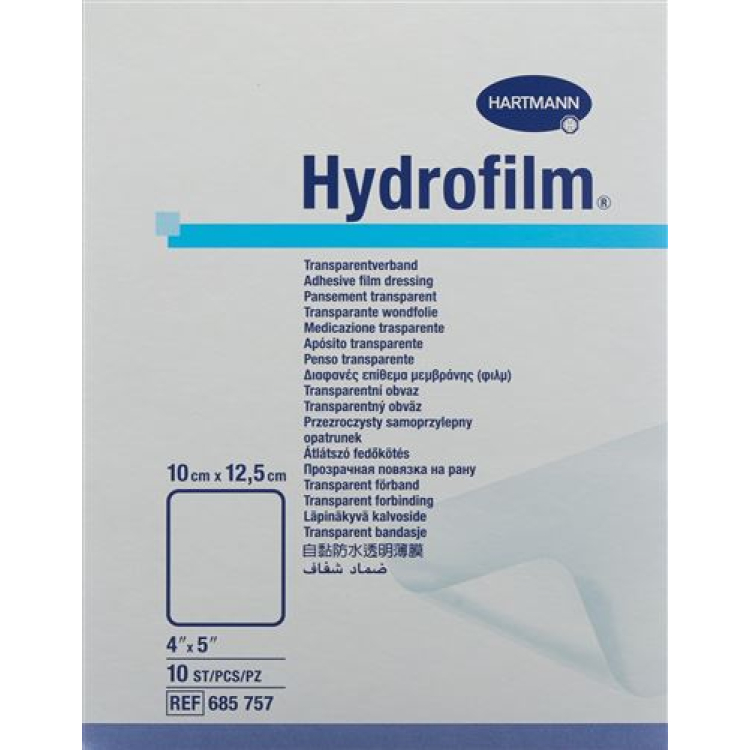 Hydrofilm 透明敷料 10x12.5cm 10 件