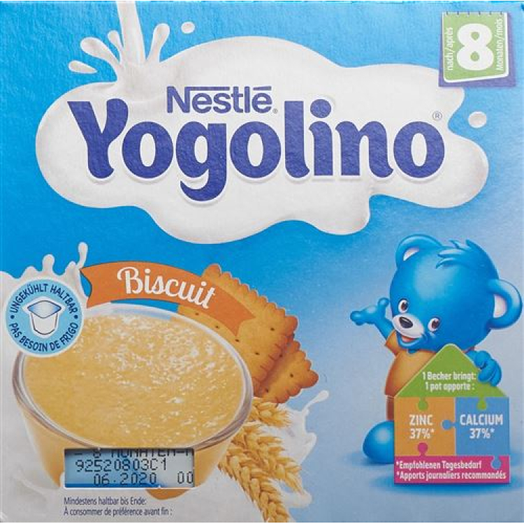 Nestlé Yogolino kjeks 8 måneder 4 x 100g