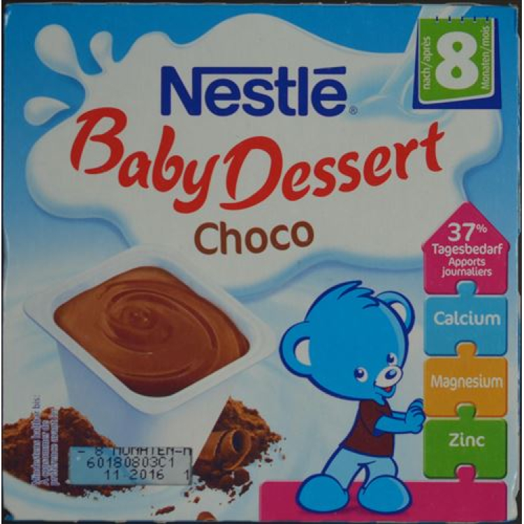 Nestlé Yogolino Choco 8 ខែ 4 x 100 ក្រាម។