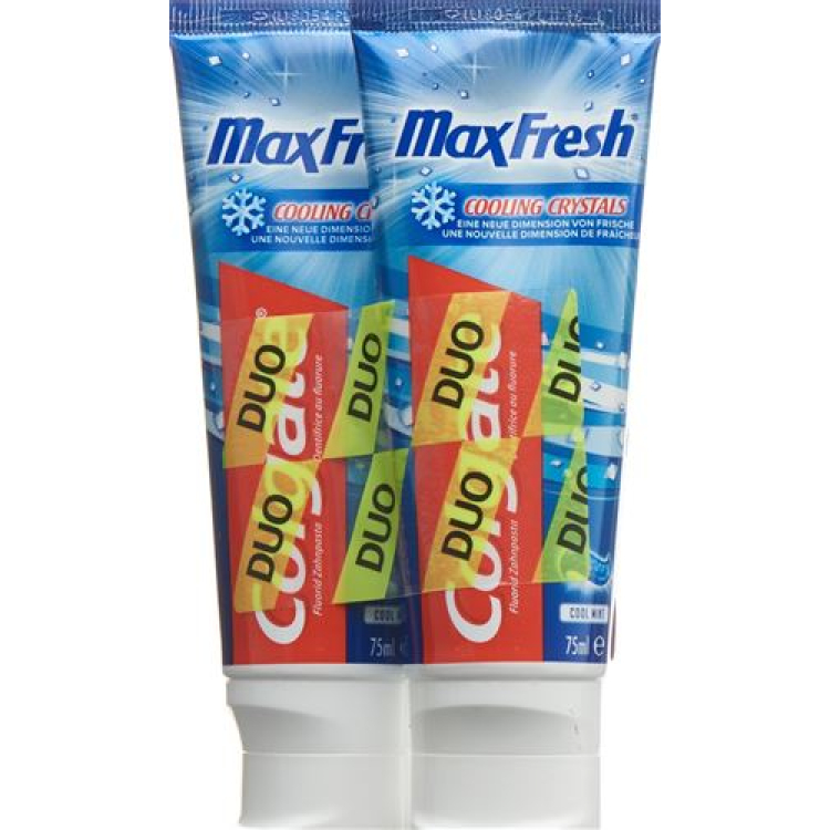 Colgate Max Fresh Cool Mint pasta za zube Duo 2 x 75 ml