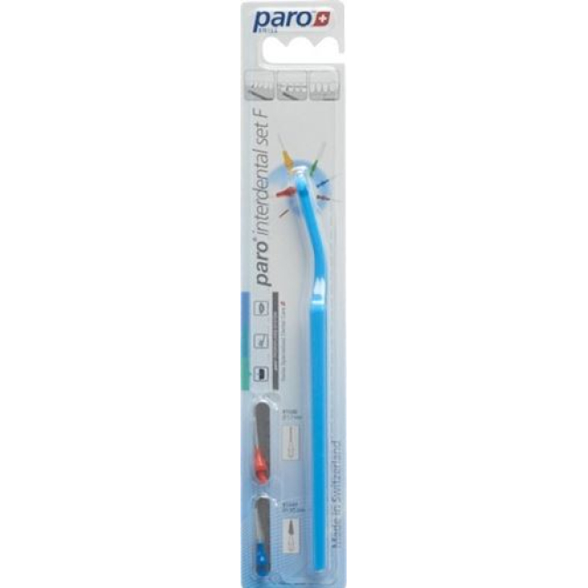 PARO Plastic Holder F Set with 2 Brushes