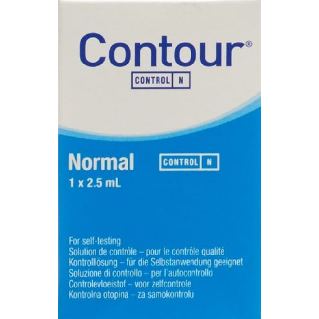 Contour control solution normal 2.5 ml