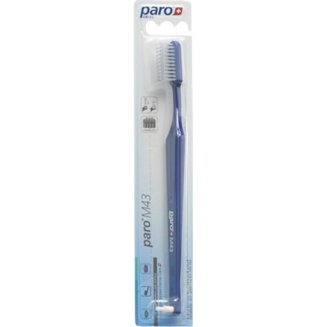 PARO toothbrush M43 medium 4 rows with interspace