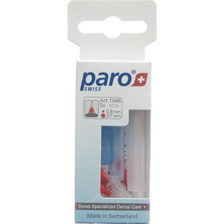 PARO ISOLA F 3 / 7мм жұқа қызыл конустық 5 дана