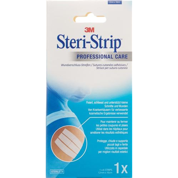 3M Steri Strip 12x100mm цагаан хүчитгэсэн 6 ширхэг