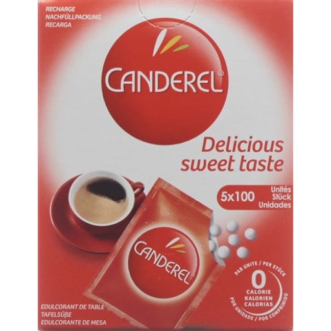 Canderel comprimidos refil 500 unid.