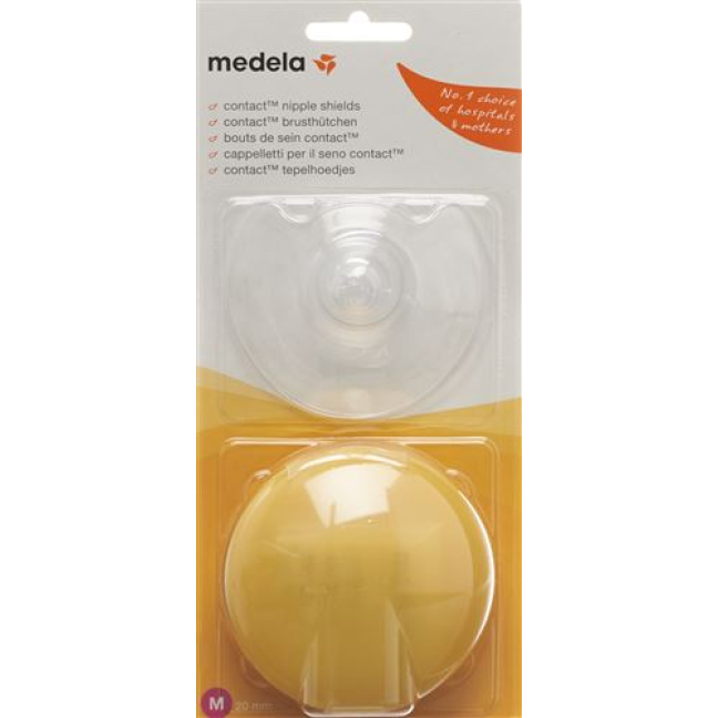 Medela Contact Nippel Shields M 20mm med låda 1 par