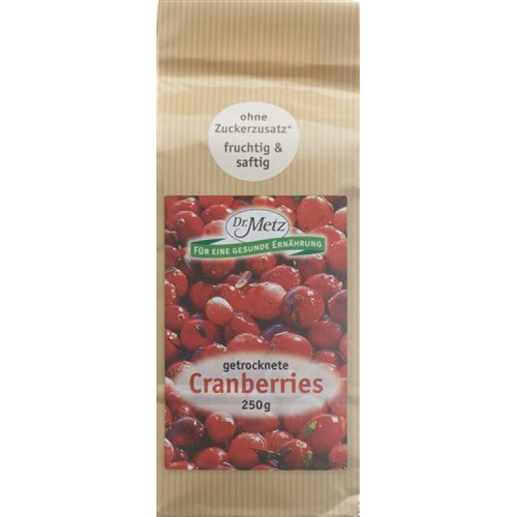 dr Suszone jagody Metz Cranberries 250 g